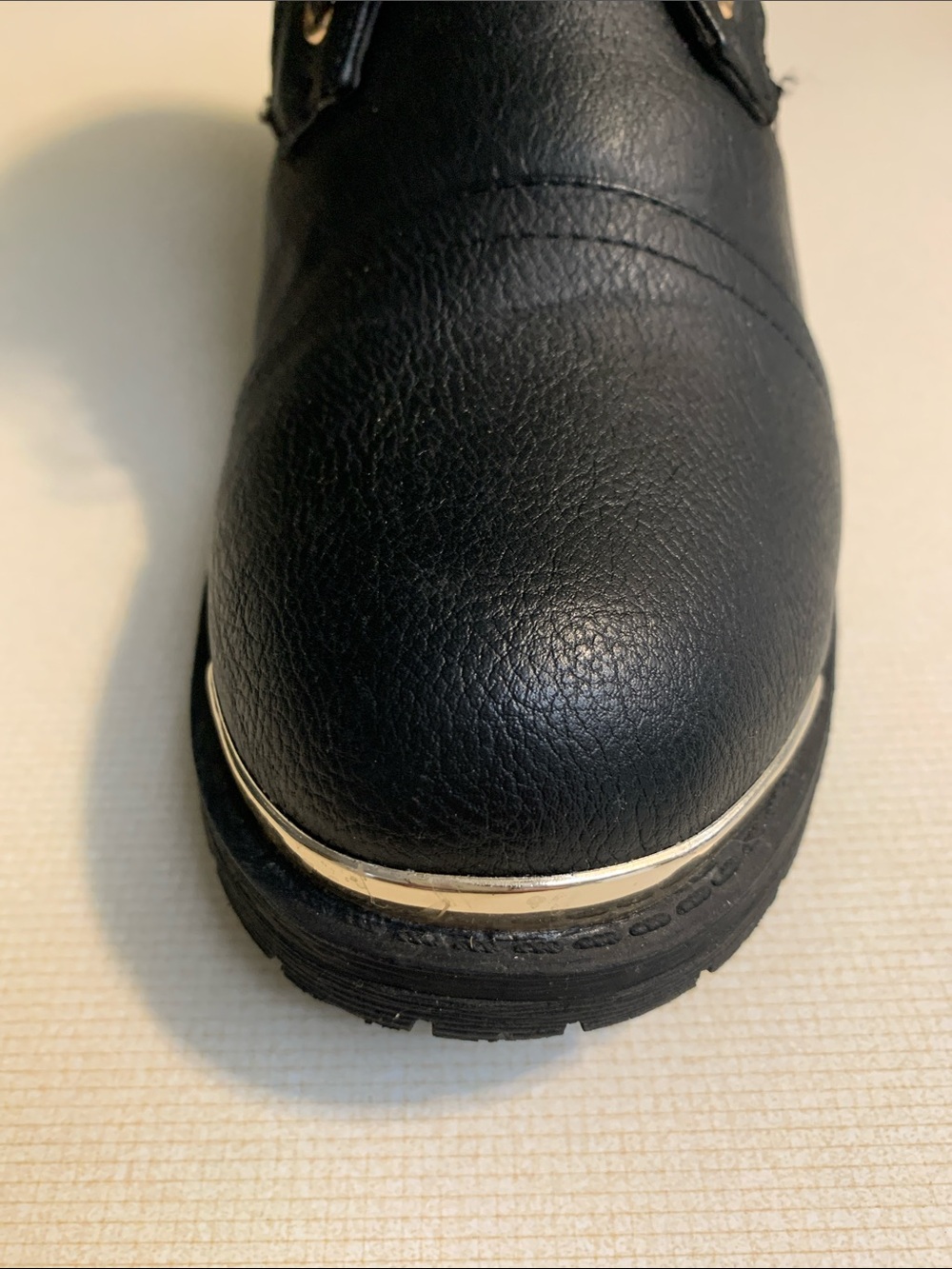 Daily San Francisco Black Quilted Lace-Up Ankle Boots with Side Zip - Women.NWT - Picture 6 of 7